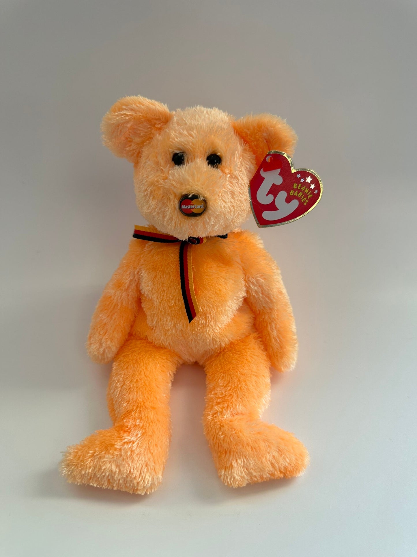 Ty Beanie Baby “M.C. Beanie II” the MasterCard Bear- Credit Card Exclusive (8.5 inch)