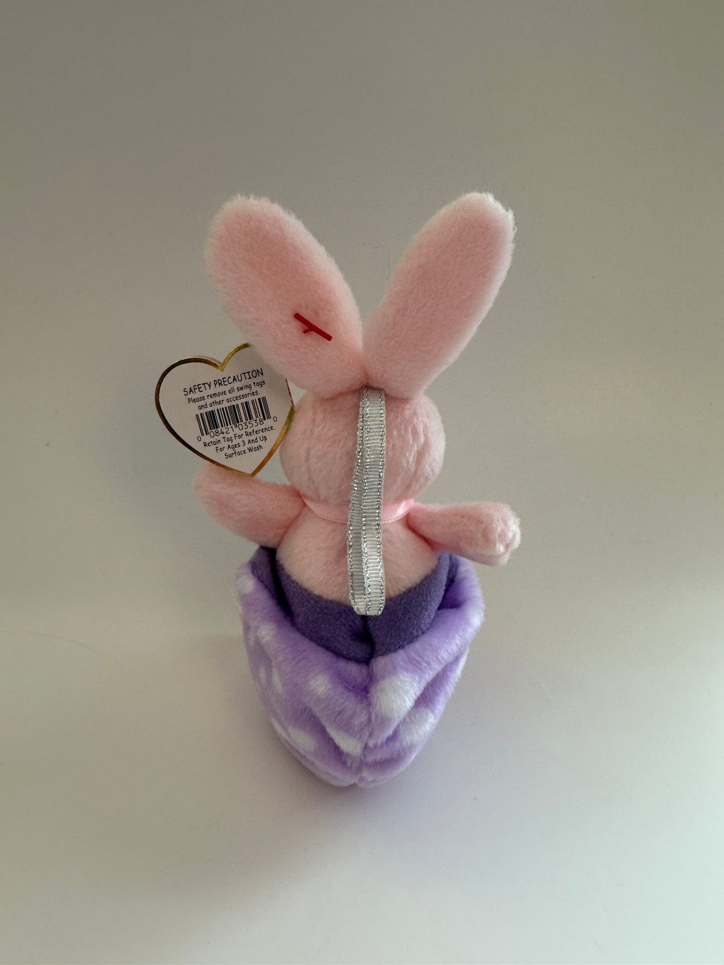 Ty Basket Beanie “Petey” the Bunny Rabbit! *Small Basket Beanie* (4 inch)