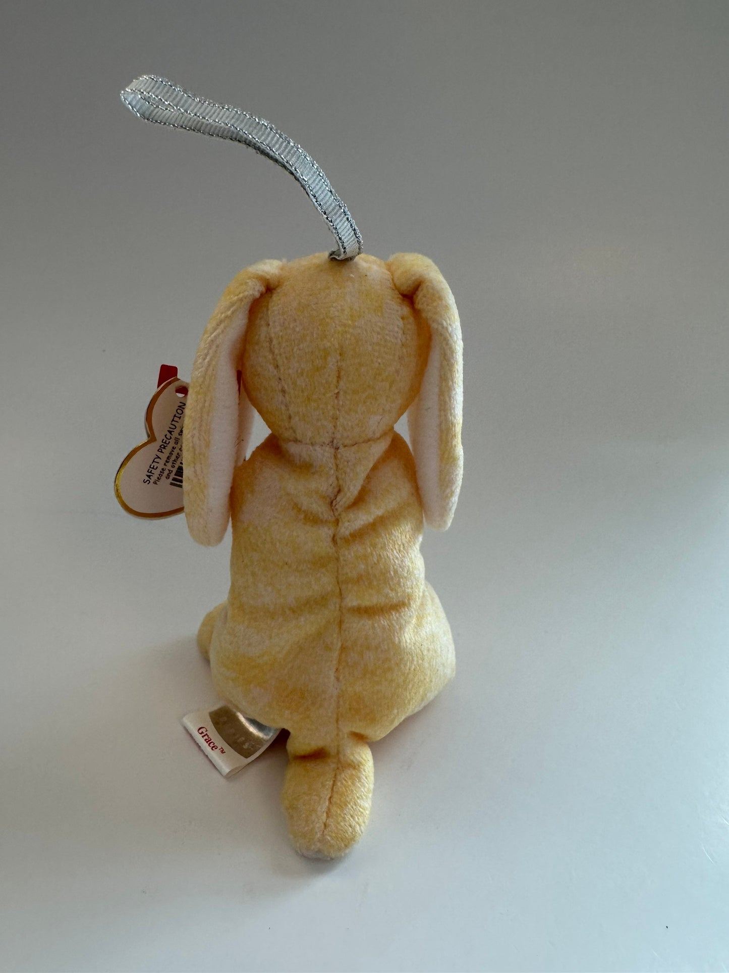 Ty Basket Beanie “Grace” the Praying Bunny Rabbit! *Small Basket Beanie* (4 inch)