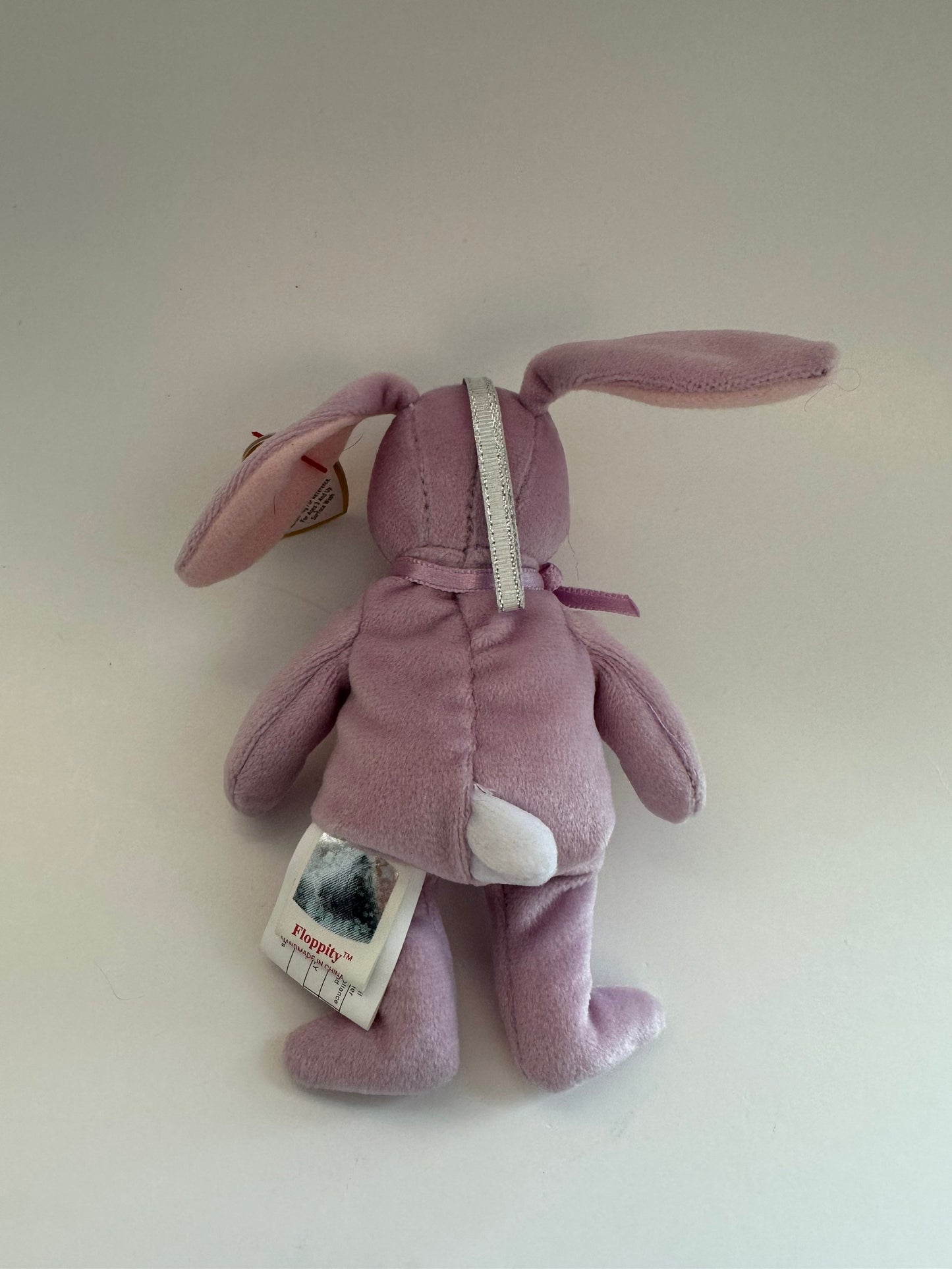 Ty Basket Beanie “Floppity” the Purple Bunny Rabbit! *Small Basket Beanie* (4 inch)