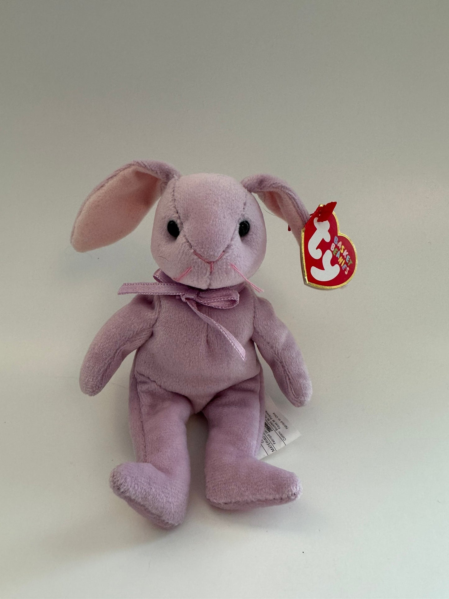 Ty Basket Beanie “Floppity” the Purple Bunny Rabbit! *Small Basket Beanie* (4 inch)