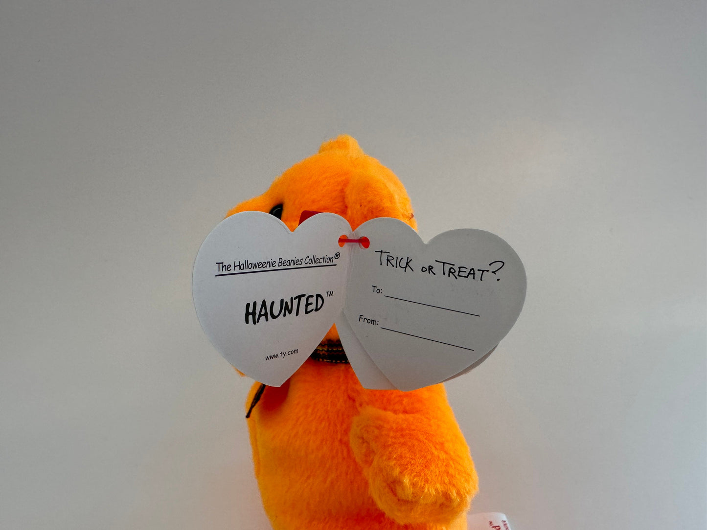 Ty Halloweenie Beanie “Haunted” the Ghost! (4 inch)