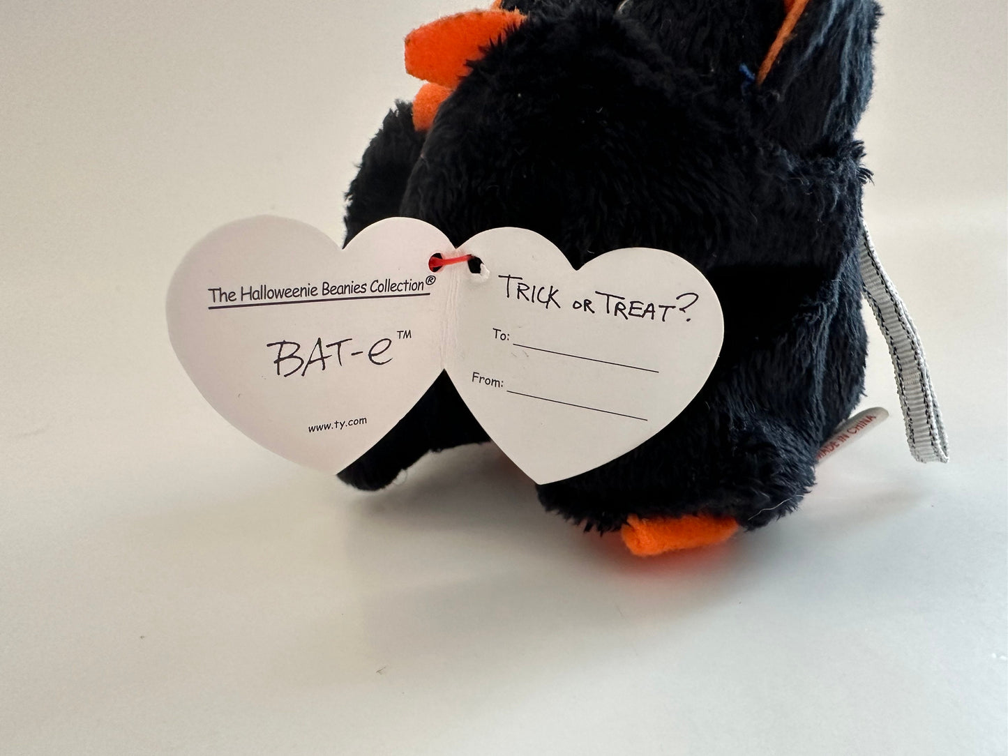 Ty Halloweenie Beanie “Bat-e” the Halloween Bat - Teenie Beanie! (4 inch)