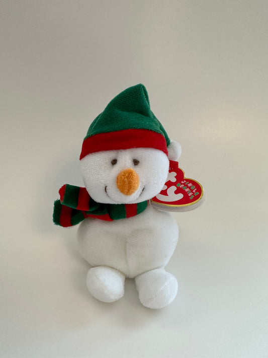 Ty Jingle Beanie “Icecaps” the Snowman Tree Ornament Beanie (4 inch)