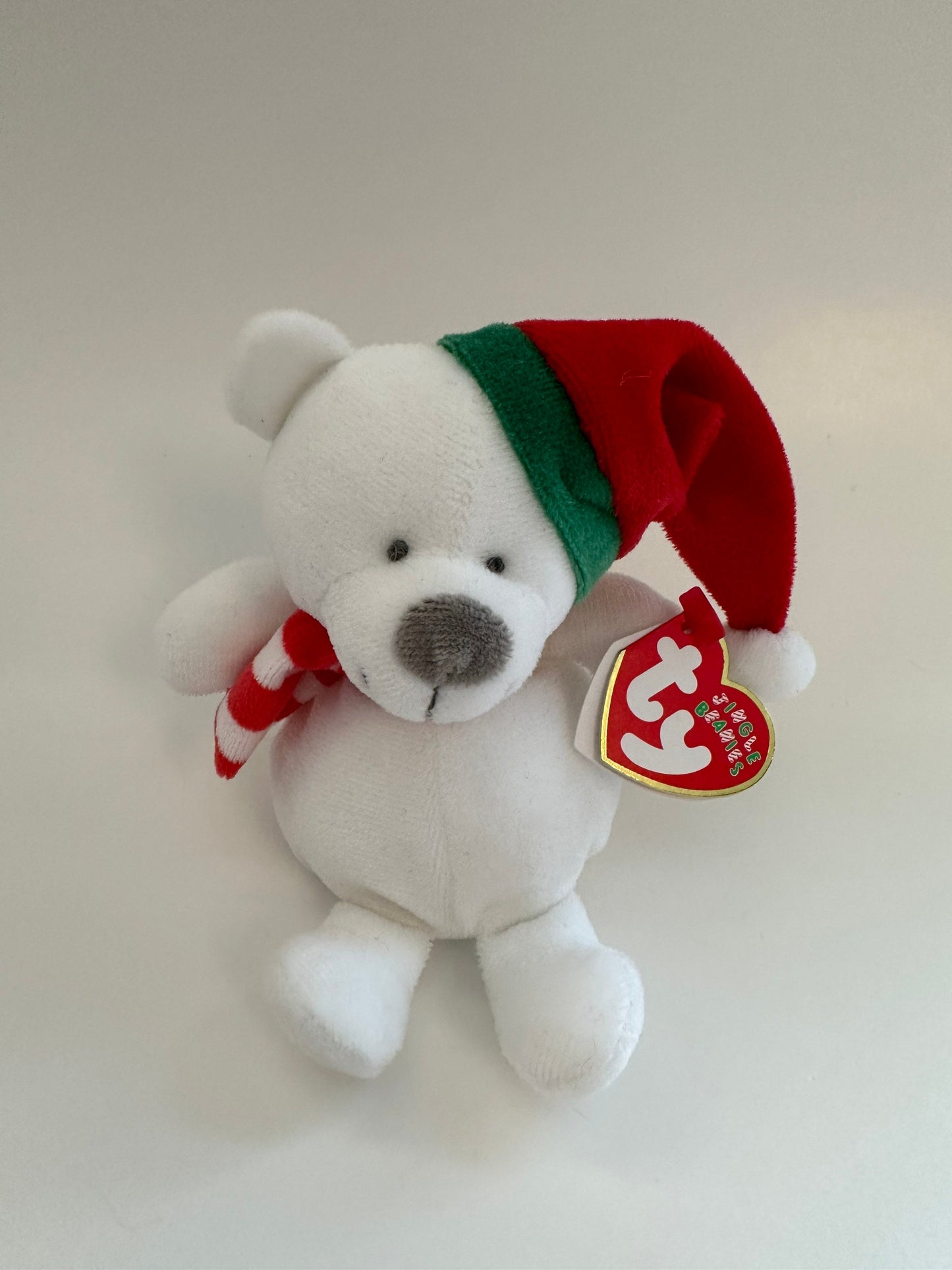 Ty Jingle Beanie “Freezings” the Polar Bear Tree Ornament Beanie (4 inch)