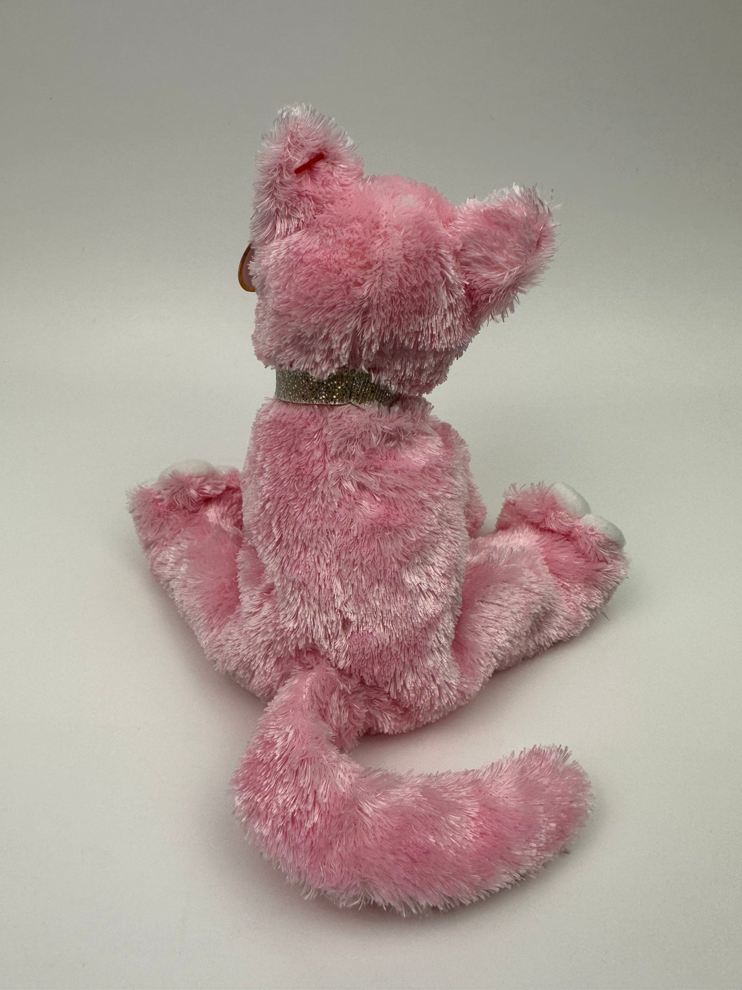 Ty Beanie Baby “Carnation” the Pink Cat! (6 inch)