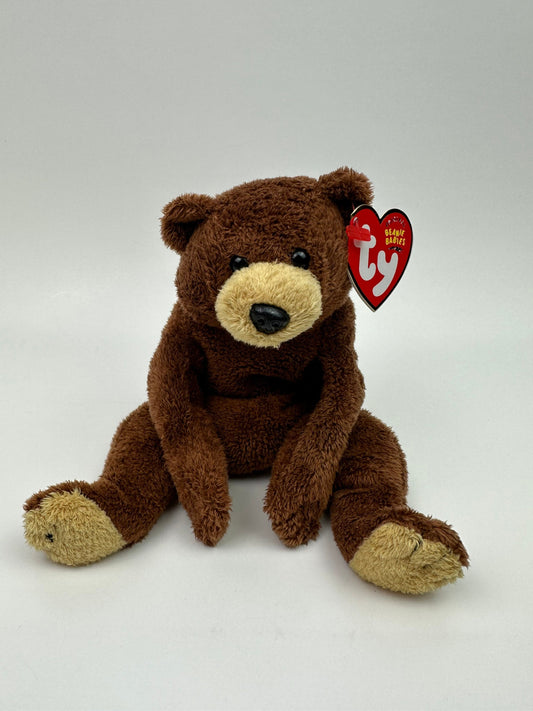 Ty Beanie Baby “Bixby” the Brown Bear  (8 inch)