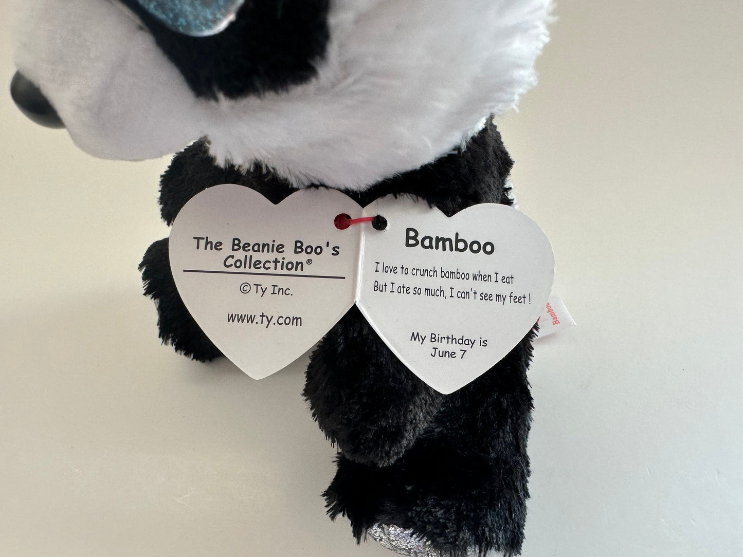 Ty Beanie Boo “Bamboo” the Panda (6 inch)