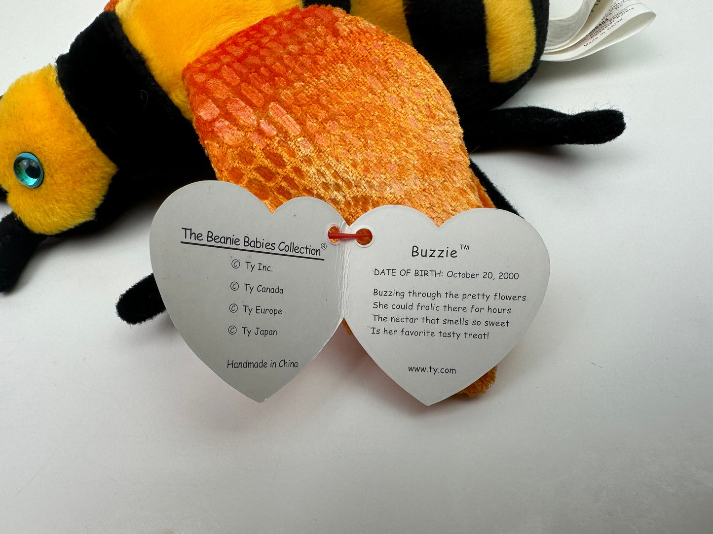 Ty Beanie Baby “Buzzie” the Bee (6.5 inch)