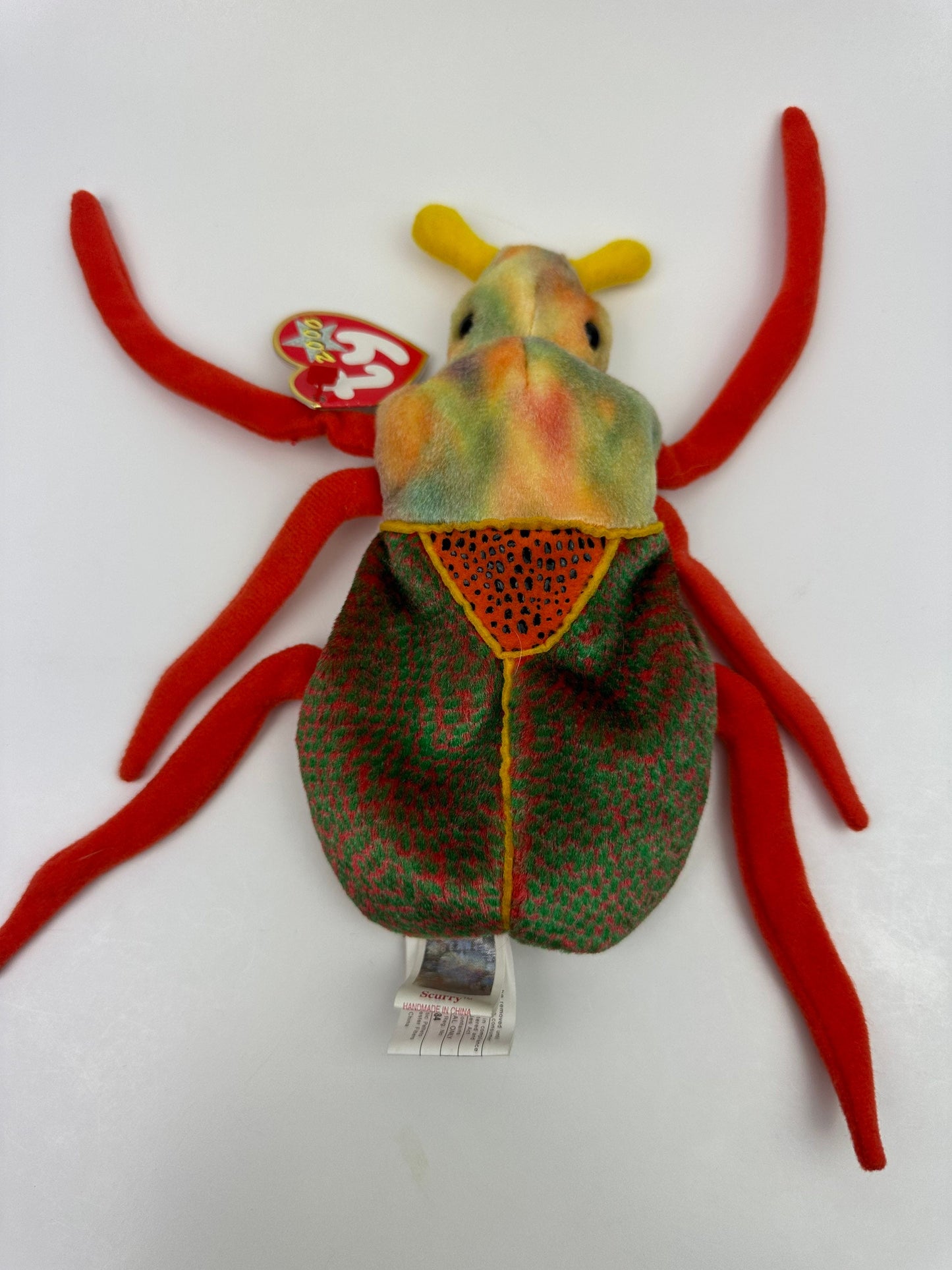 Ty Beanie Baby “Scurry” the Beetle (6.5 inch)