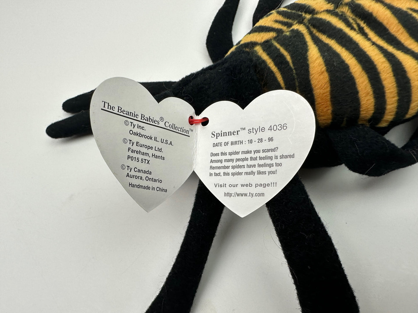 Ty Beanie Baby “Spinner” the Spider (5 inch)