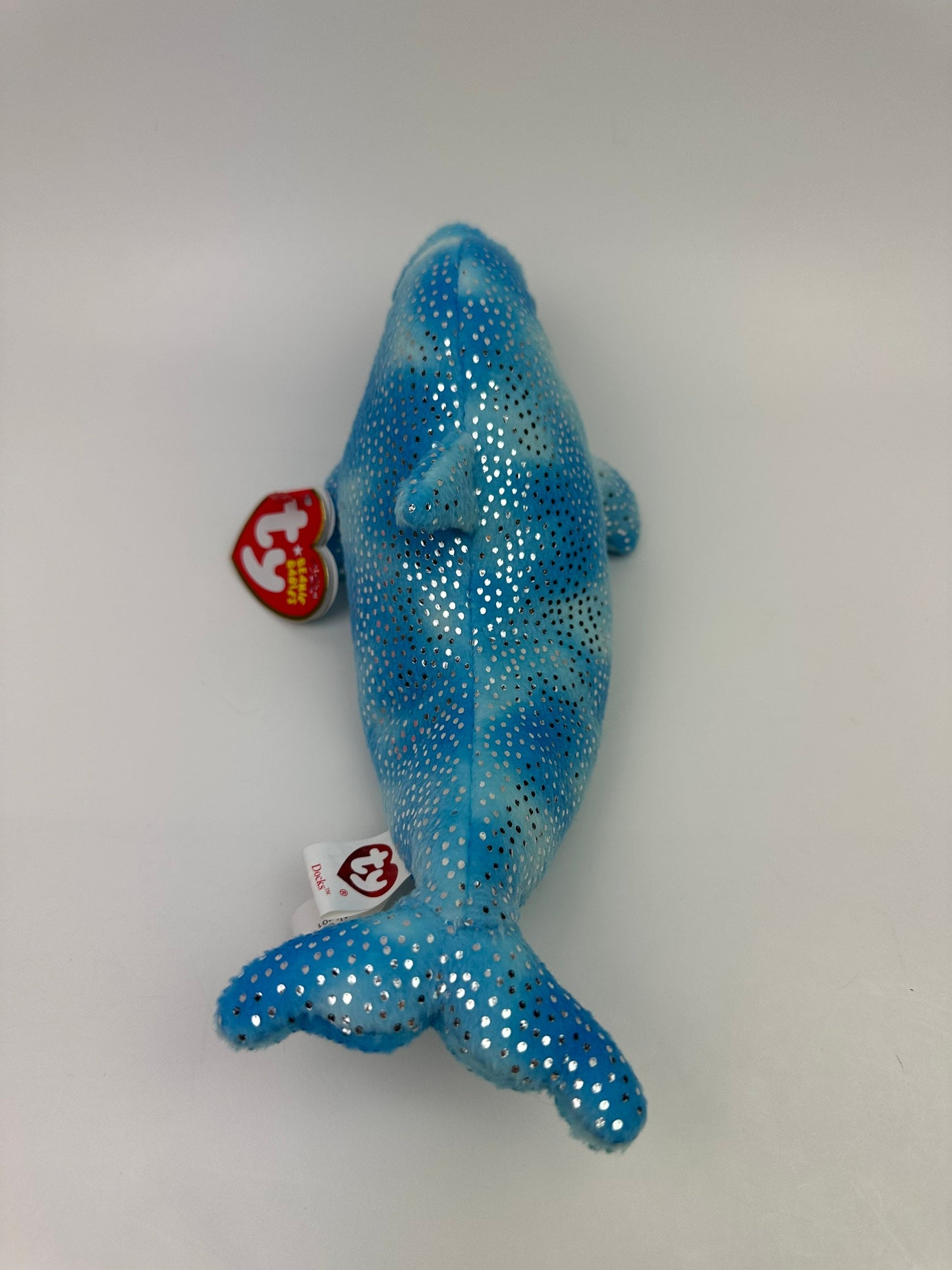 Ty Beanie Baby “Docks” the Blue Dolphin! (8 inch)