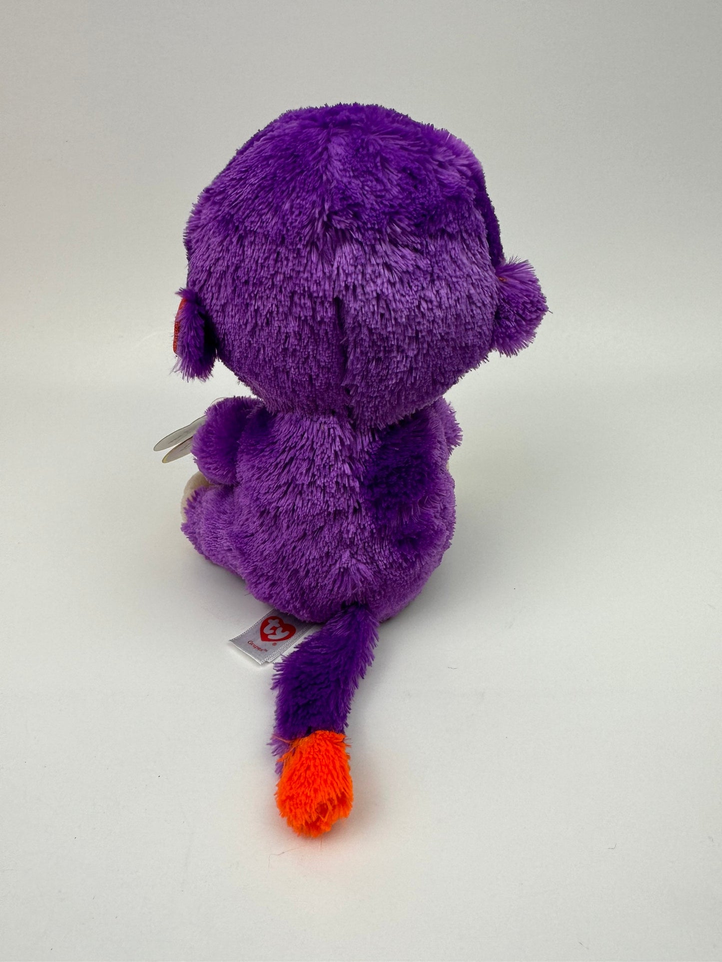 Ty Beanie Boo “Grapes” the Purple Monkey (6 inch)