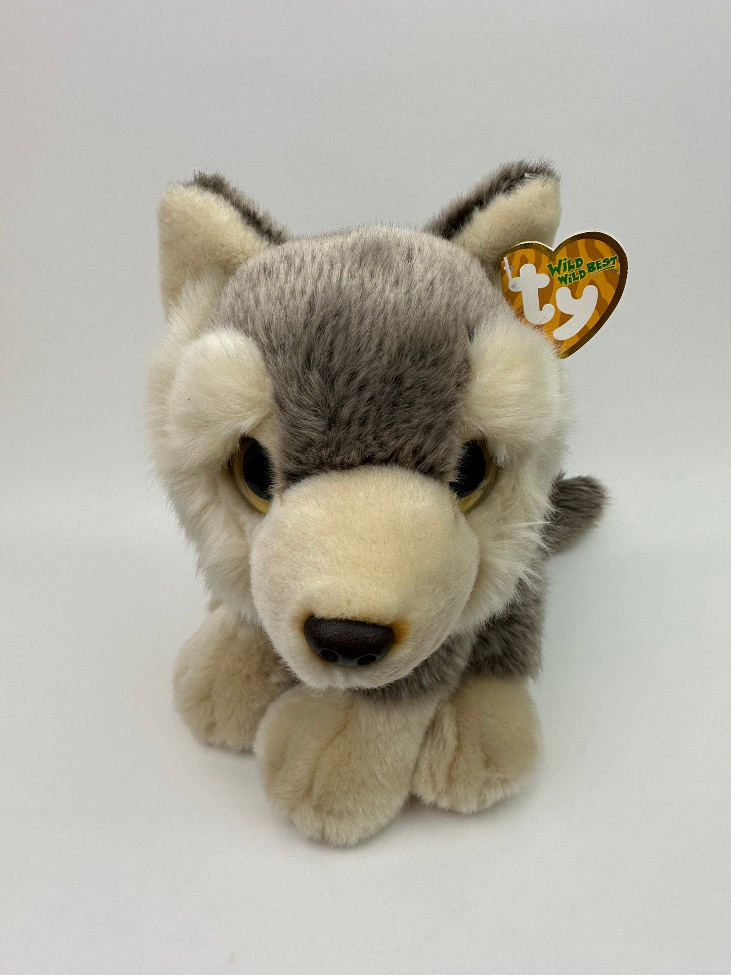 Ty Wild Wild Best Collection “Rocky” the Gray Timber Wolf (10 inch)