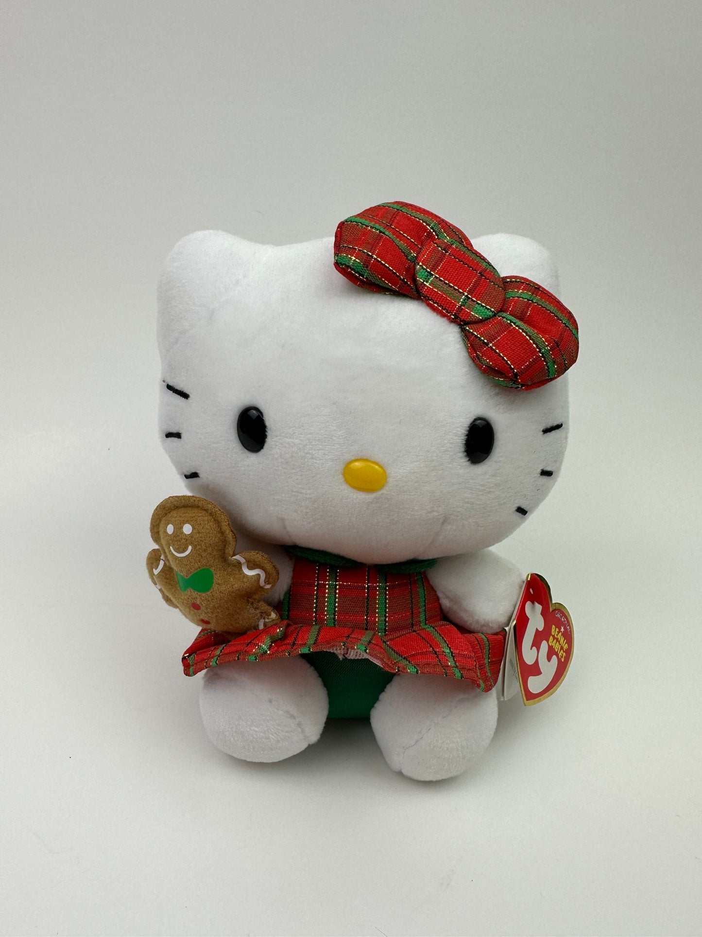 Ty Beanie Baby Vintage “Hello Kitty” Holiday Gingerbread Edition (6 inch)