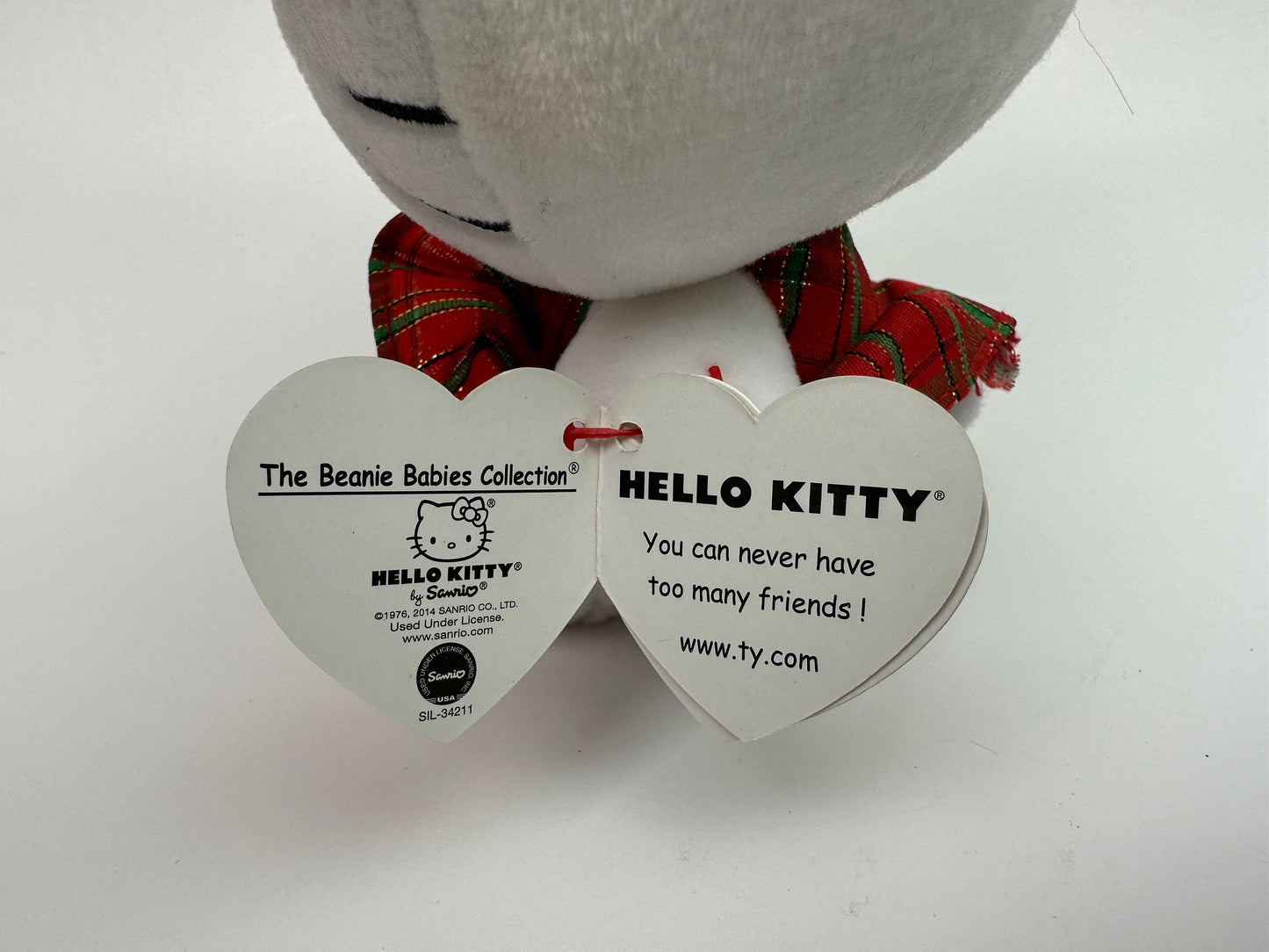 Ty Beanie Baby Vintage “Hello Kitty” Holiday Gingerbread Edition (6 inch)