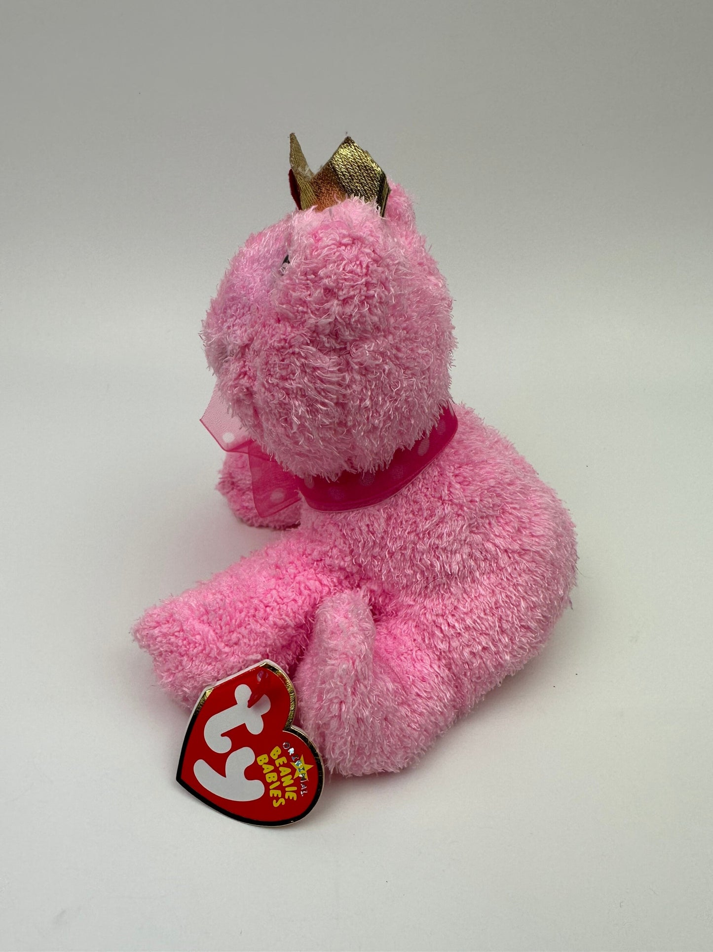 Ty Beanie Baby “Kissable” the Pink Frog - Adorable! (6 inch)