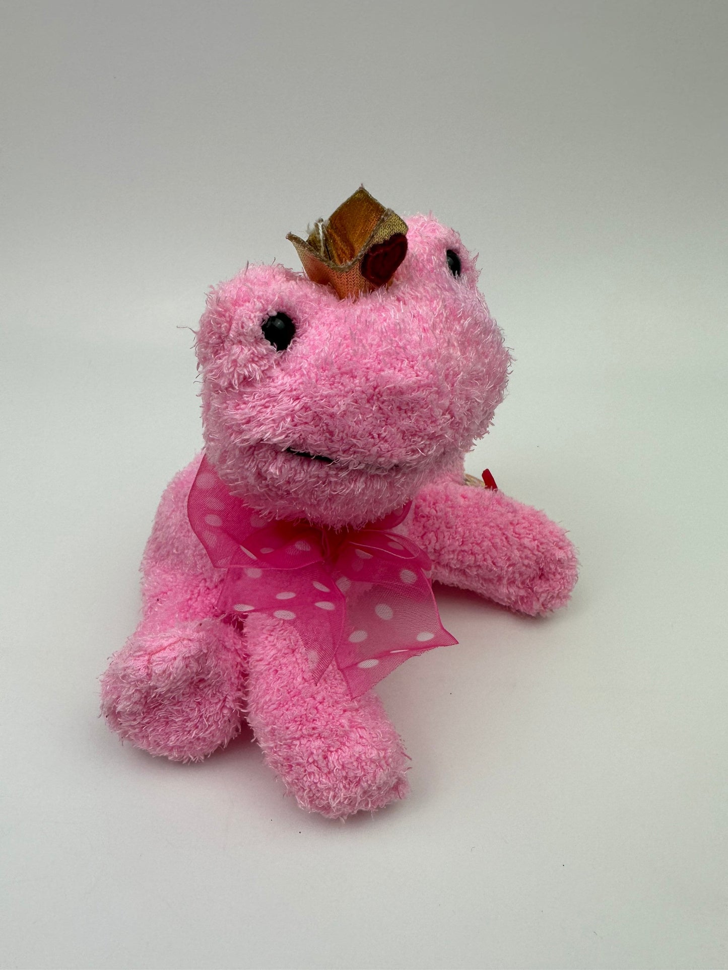 Ty Beanie Baby “Kissable” the Pink Frog - Adorable! (6 inch)