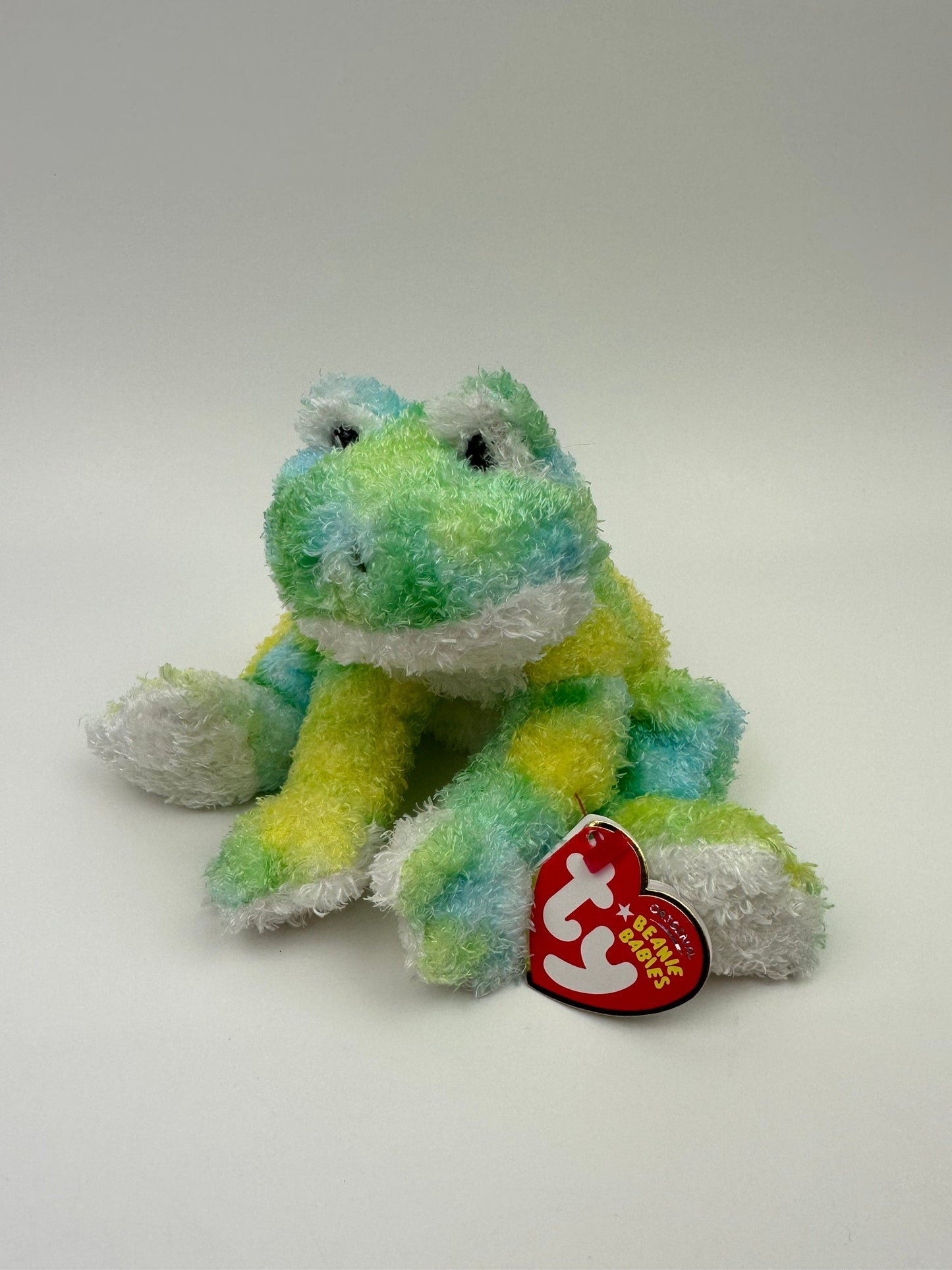 Ty Beanie Baby “Webley” the Green and Blue Frog ie! (7 inch)