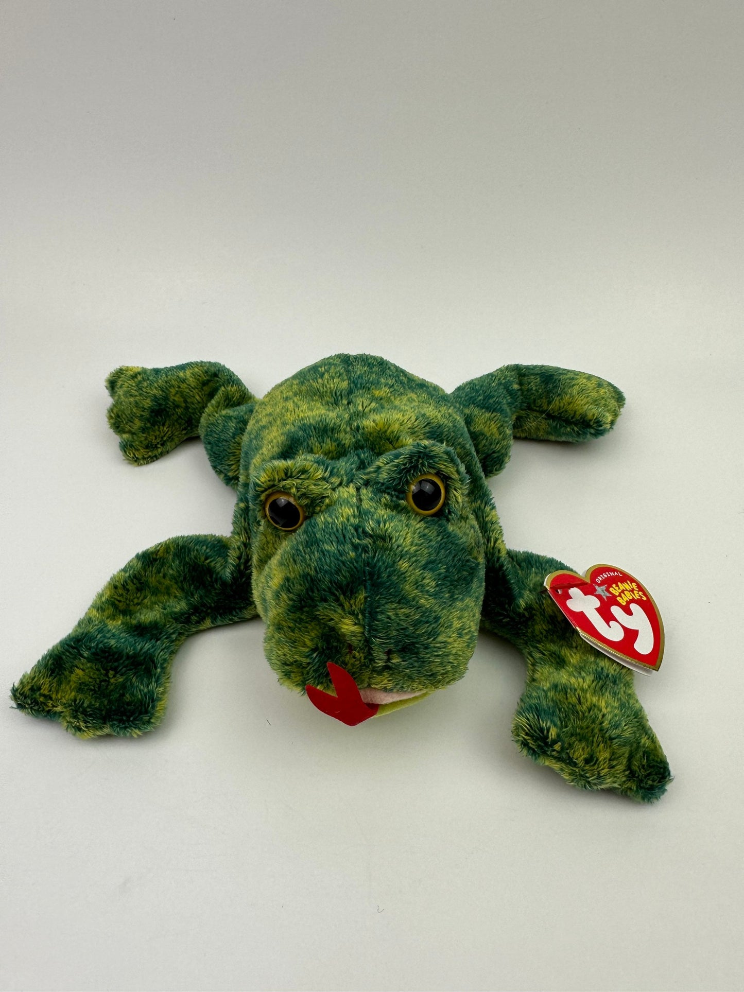 Ty Beanie Baby “Croaks” the Frog! (8 inch)