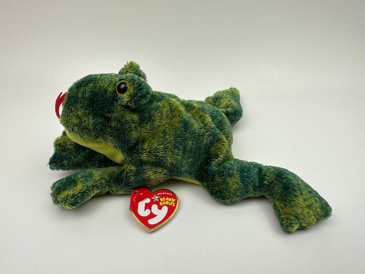 Ty Beanie Baby “Croaks” the Frog! (8 inch)