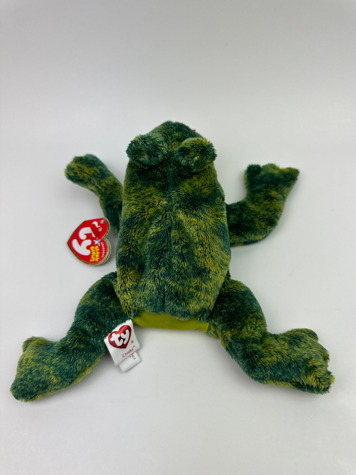 Ty Beanie Baby “Croaks” the Frog! (8 inch)