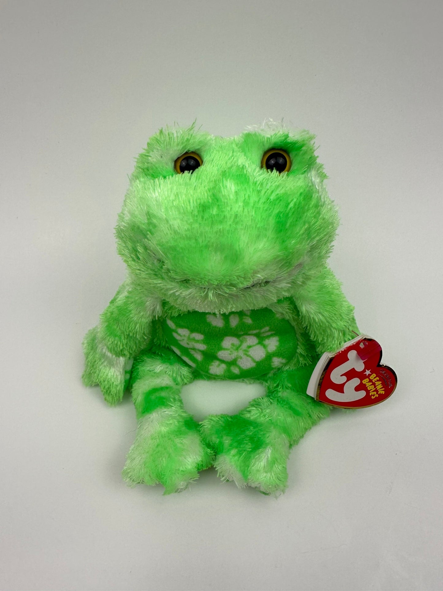 Ty Beanie Baby “Palms” the Frog! (7 inch)