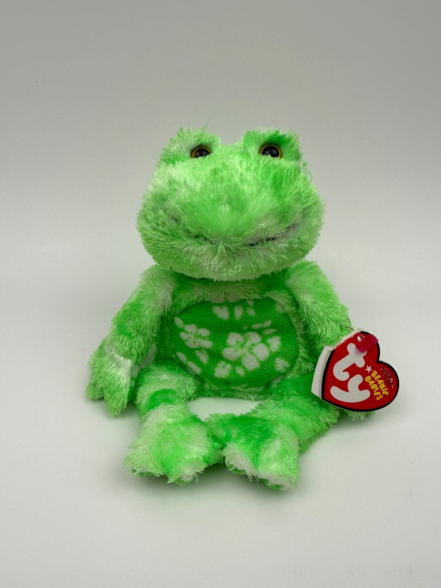 Ty Beanie Baby “Palms” the Frog! (7 inch)
