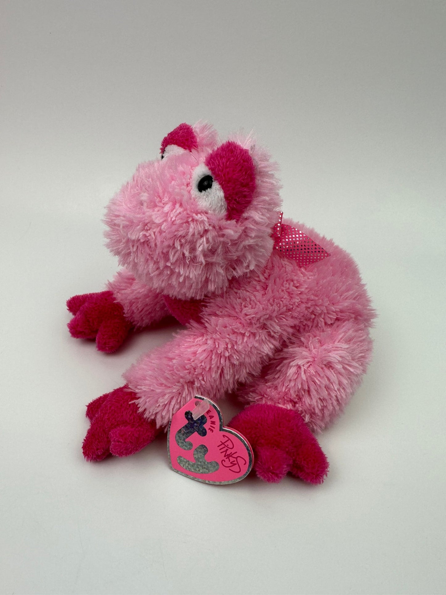 Ty Beanie Baby “Baubles” the Pink Frog - Pinky’s Collection (7 inch)