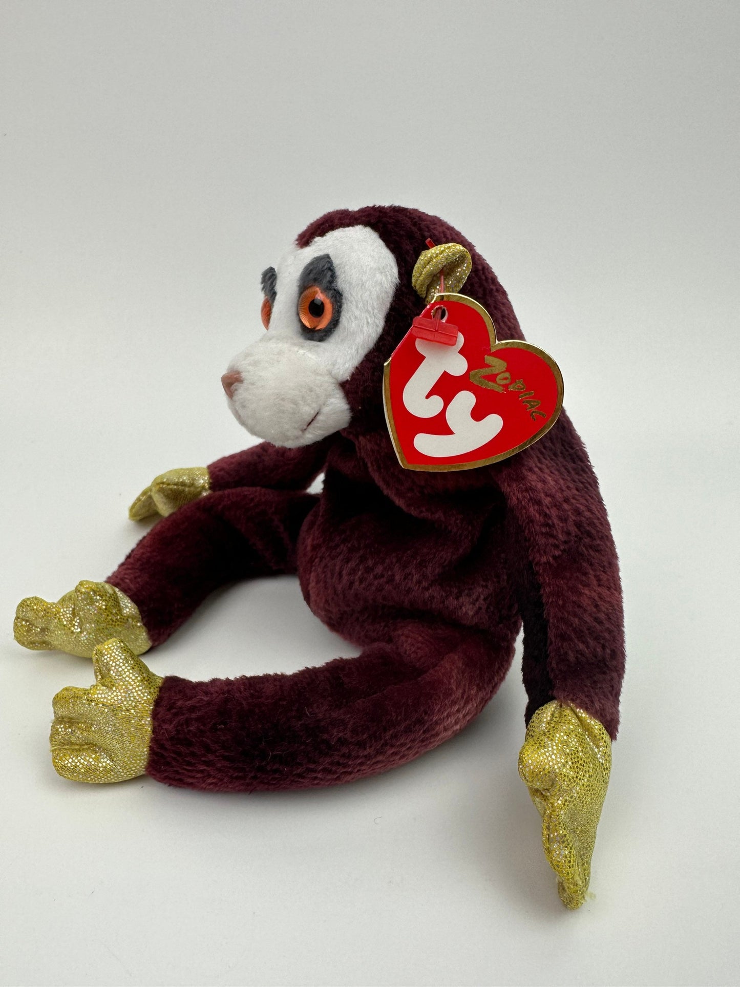 Ty Beanie Baby “Monkey” the Zodiac Monkey! (6 inch)