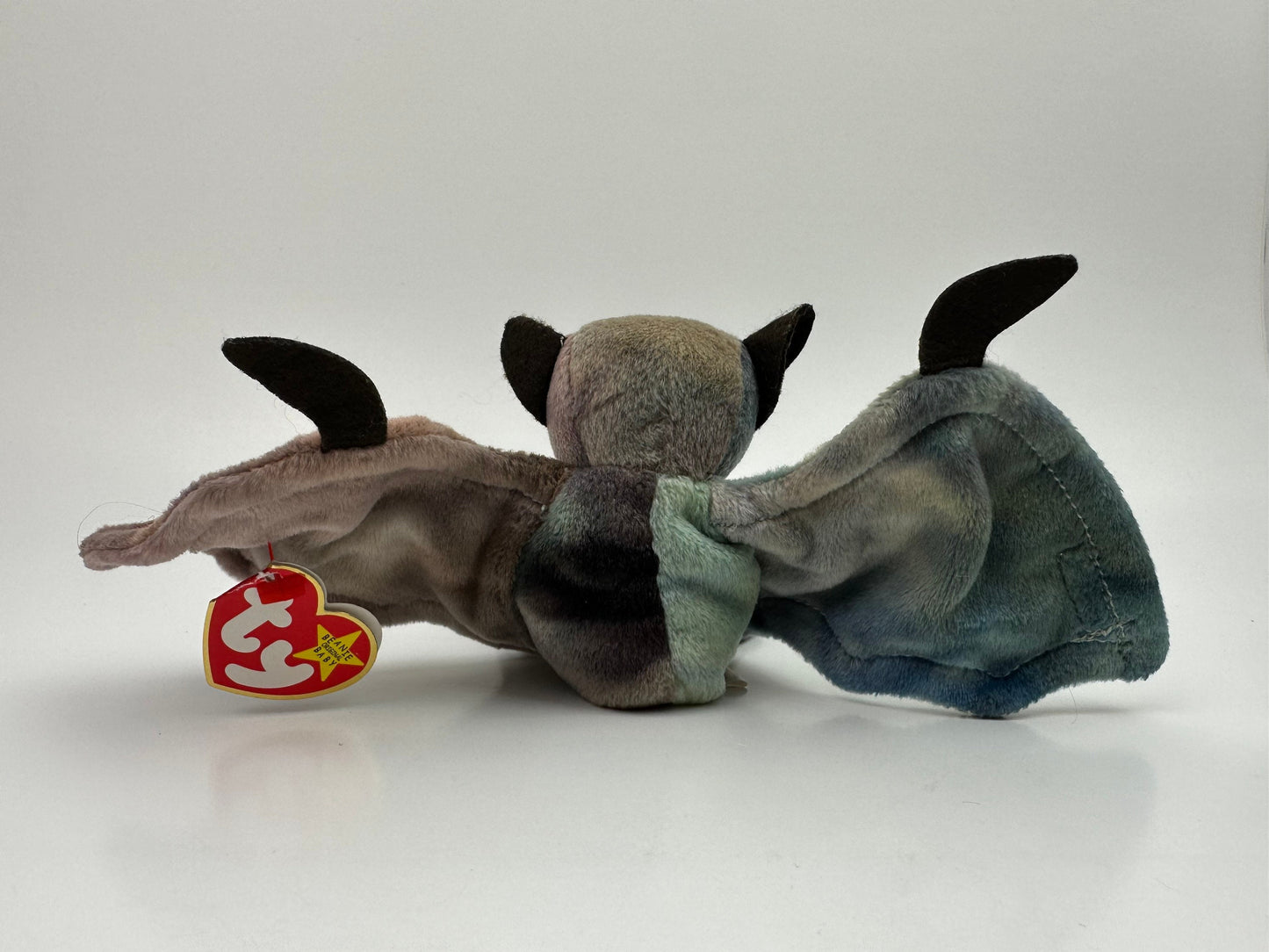 Ty Beanie Baby “Batty” the Bat in Tie-Dye Blue - Colours vary! (4.5 inch)