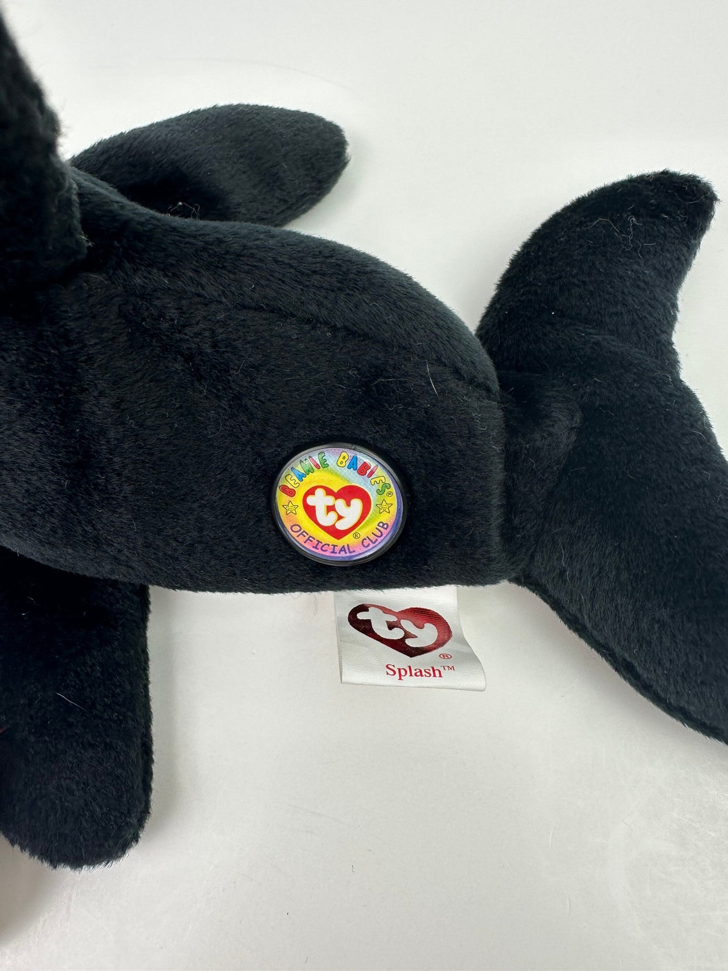 Ty Beanie Baby “Splash” the Whale - BBOC Exclusive *Rare* (8 inch)