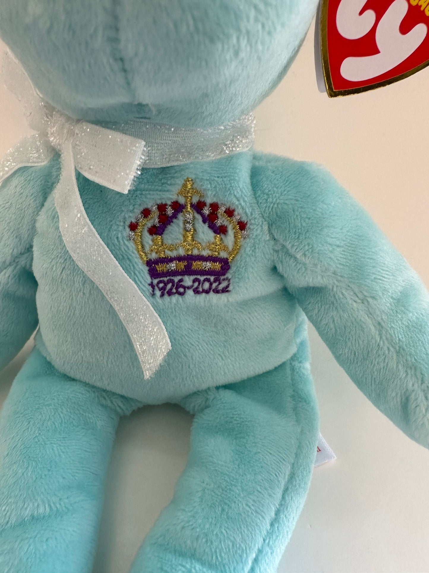 Queen Elizabeth II Beanie Baby, in honour of the Queen! Exclusive only to uk *RARE! (8.5 inch)