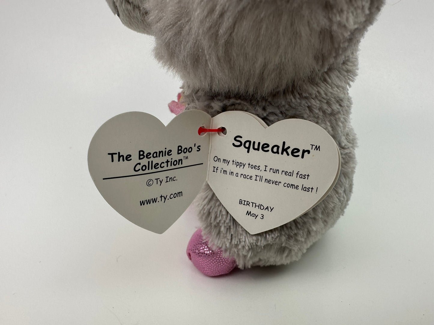 Ty Beanie Boo “Squeaker” the Adorable Mouse (6 inch)