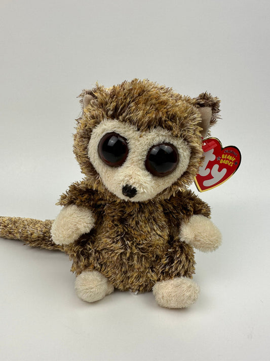 Ty Beanie Baby “Peepers” the Adorable Bush Baby/Night Monkey *Rare* (6 inch)