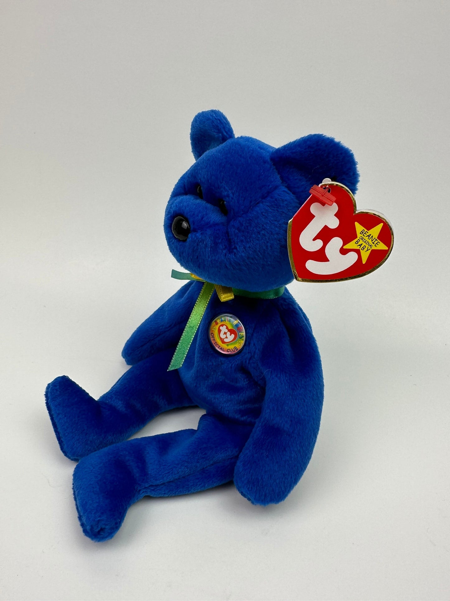 Ty Beanie Baby “Clubby” the Royal Blue Bear (8.5 Inch)