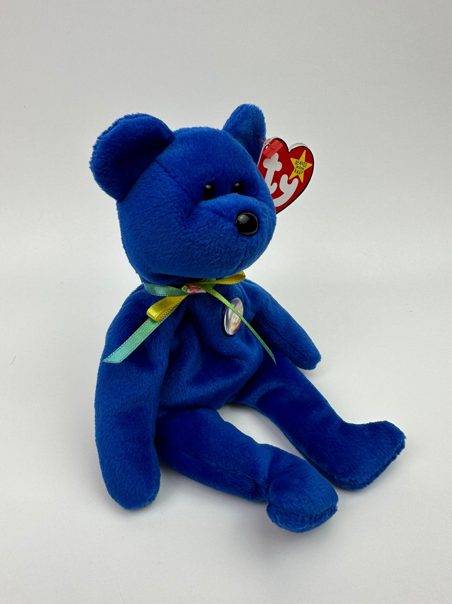 Ty Beanie Baby “Clubby” the Royal Blue Bear (8.5 Inch)