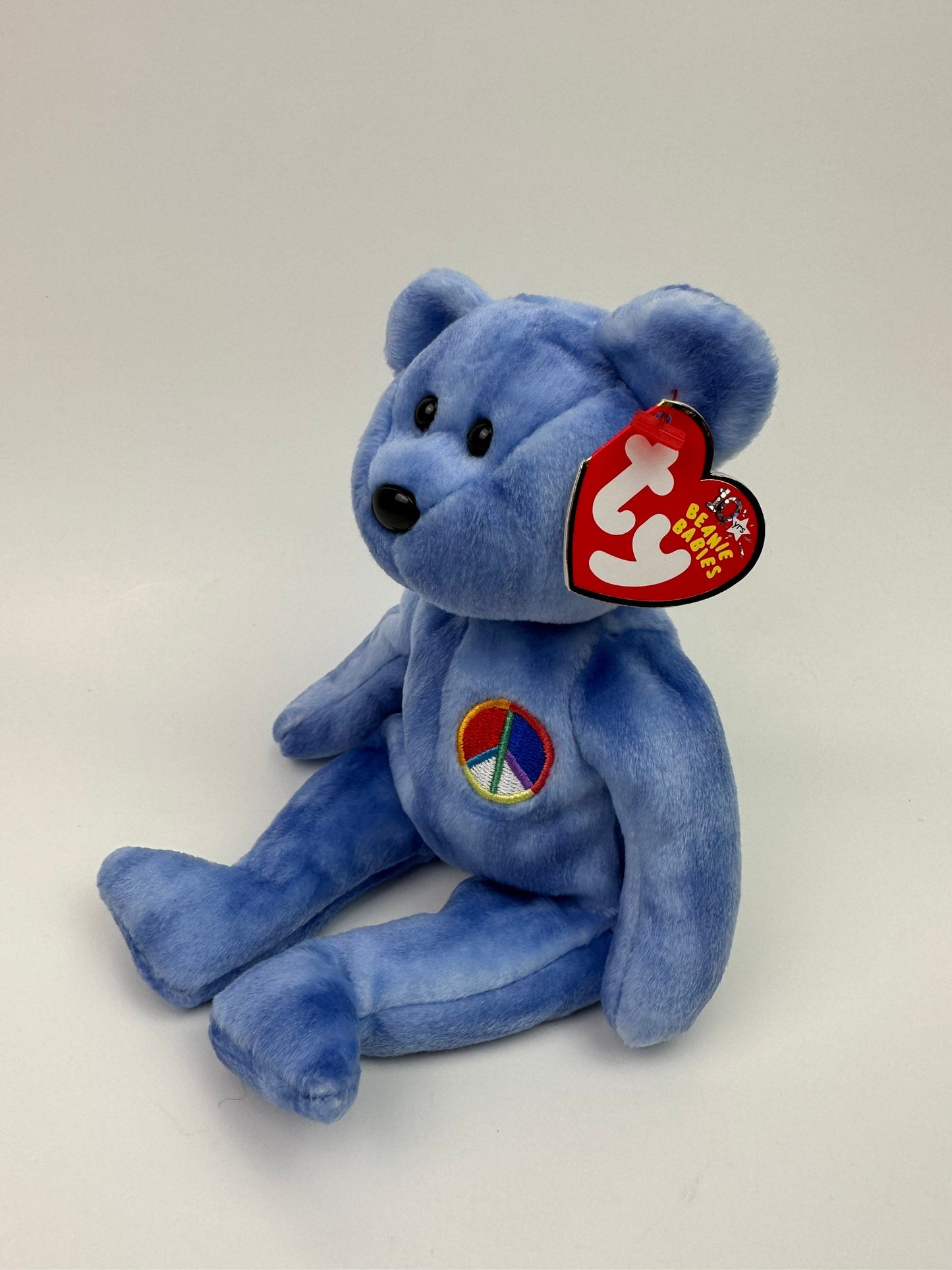 Ty Beanie Baby “Peace” the Blue Bear (8.5 inch)