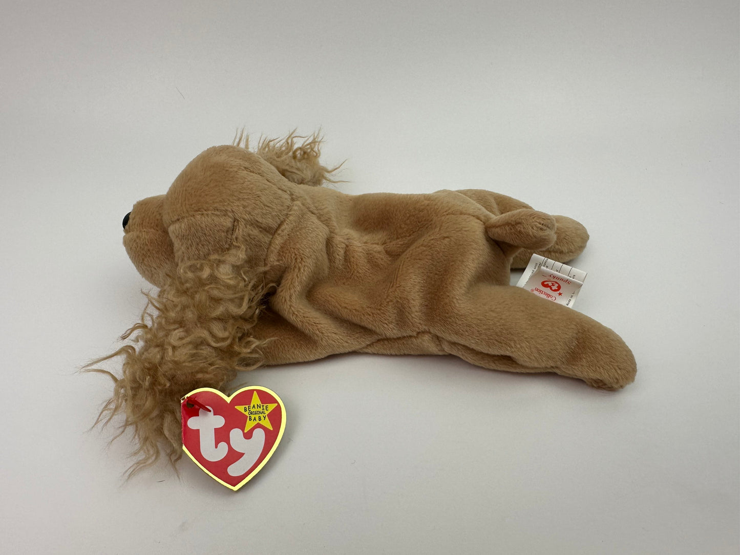 Ty Beanie Baby “Spunky” the Cocker Spaniel Dog  (8 inch)