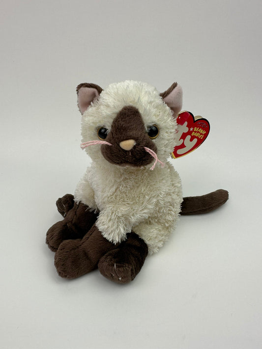 Ty Beanie Baby “Orient” the Siamese Cat ie *Rare* (6 inch)