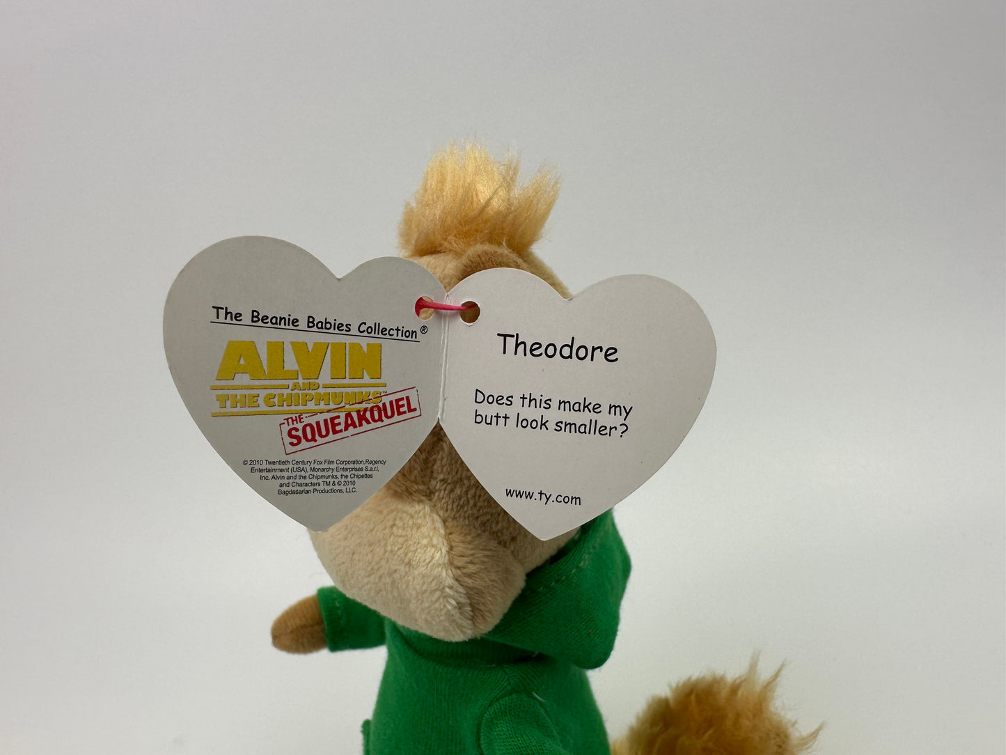 Ty Beanie Baby “Theodore” from Alvin and the Chipmunks! *Rare* (7 inch)