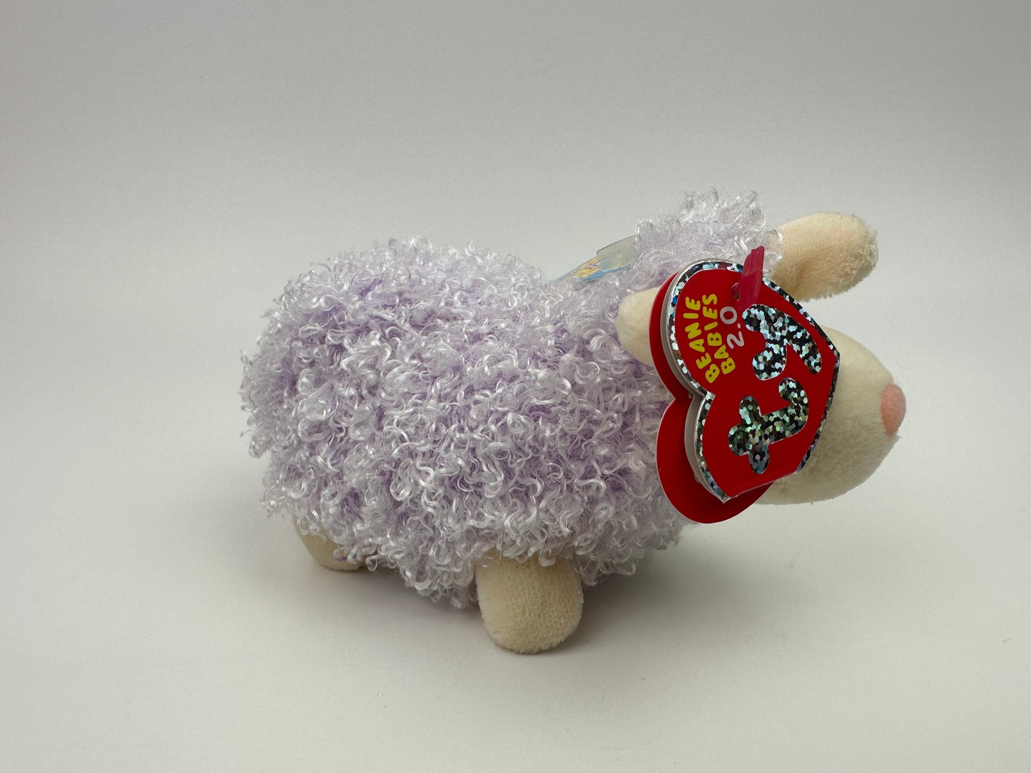 Ty Beanie Babies 2.0 “Shearsly” the Purple Lamb / Sheep! (6 inch)