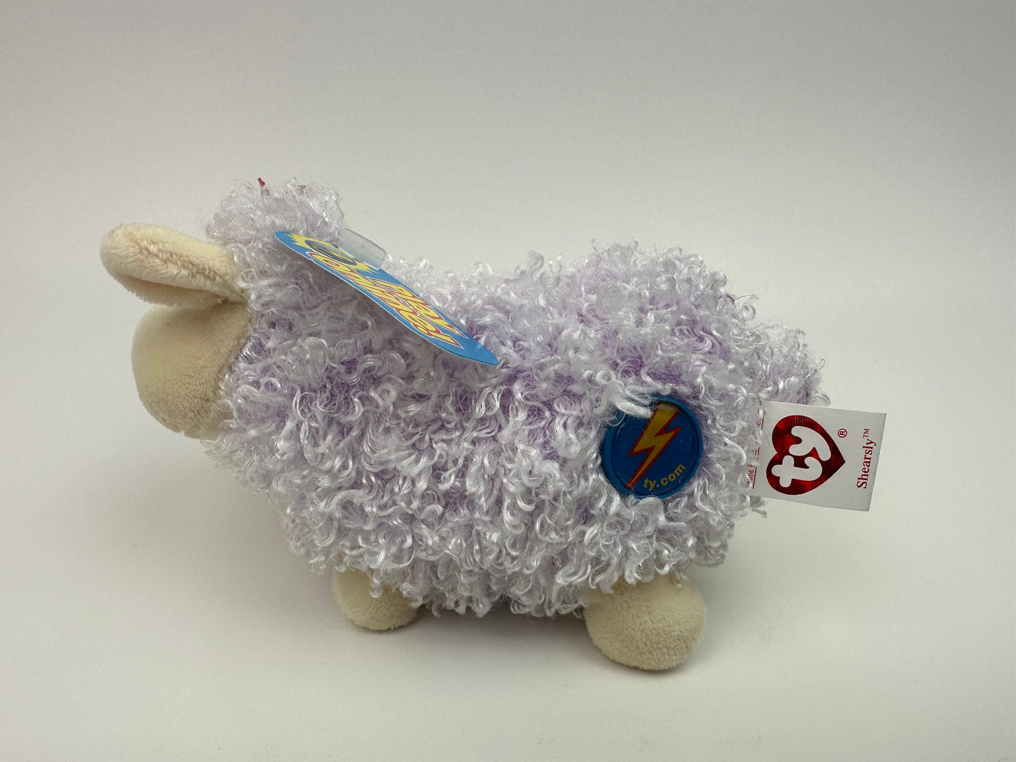 Ty Beanie Babies 2.0 “Shearsly” the Purple Lamb / Sheep! (6 inch)