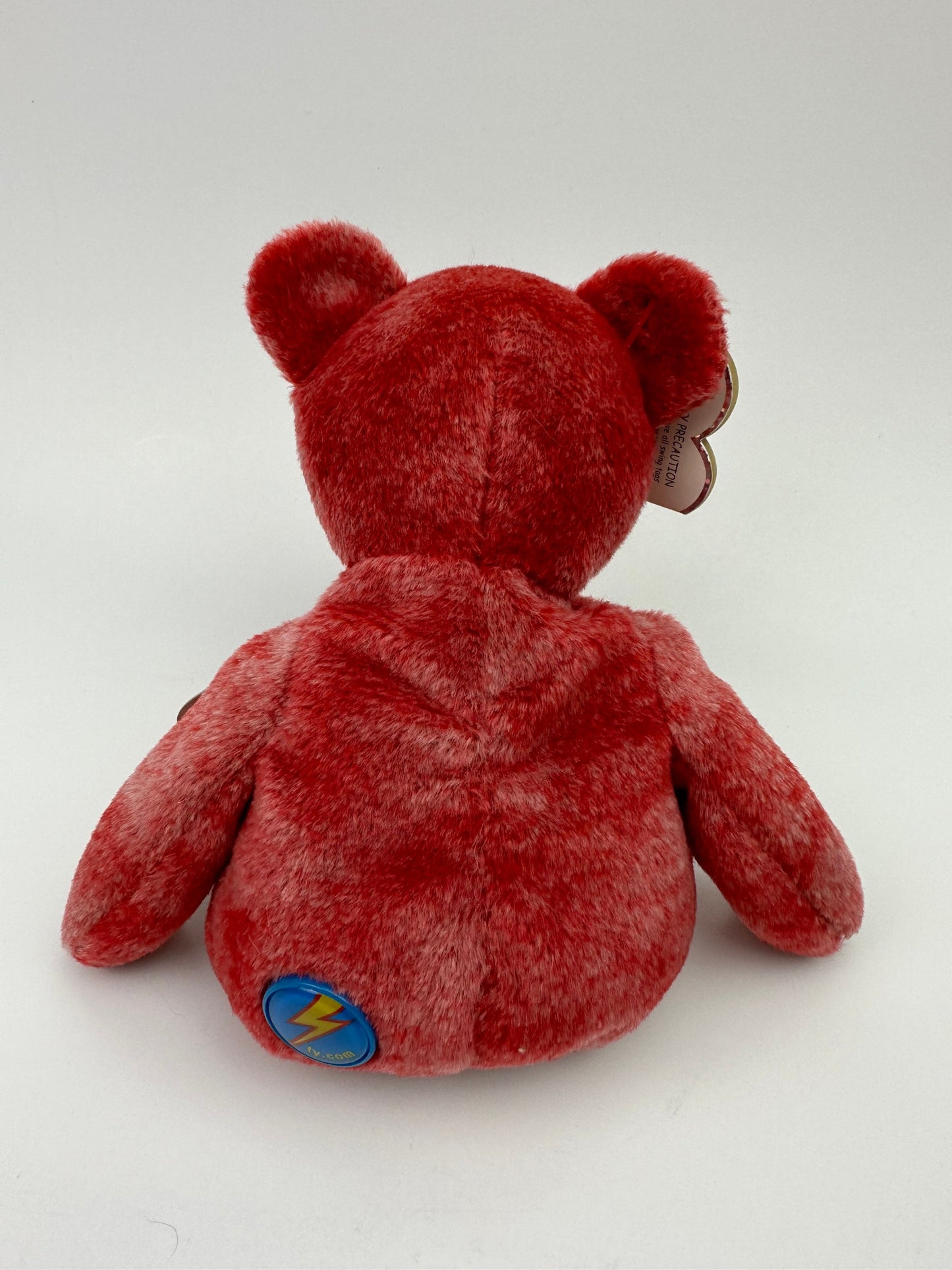 Ty Beanie Baby “Heartland” the Super Cute USA American Bear - Internet Exclusive *Rare* (8.5 inch)