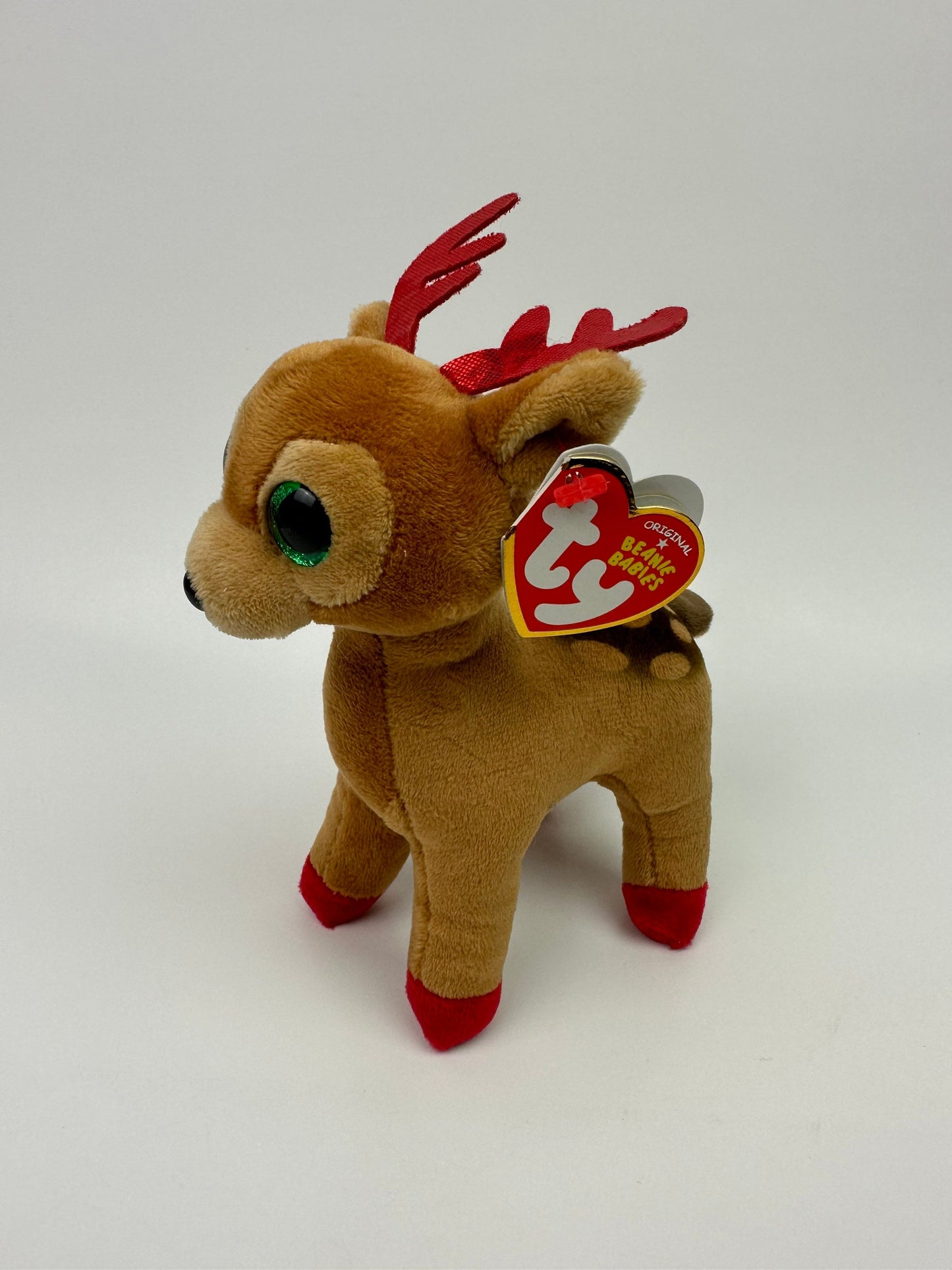 Ty Beanie Baby “Tinsel” the Holiday Reindeer (7 inch)