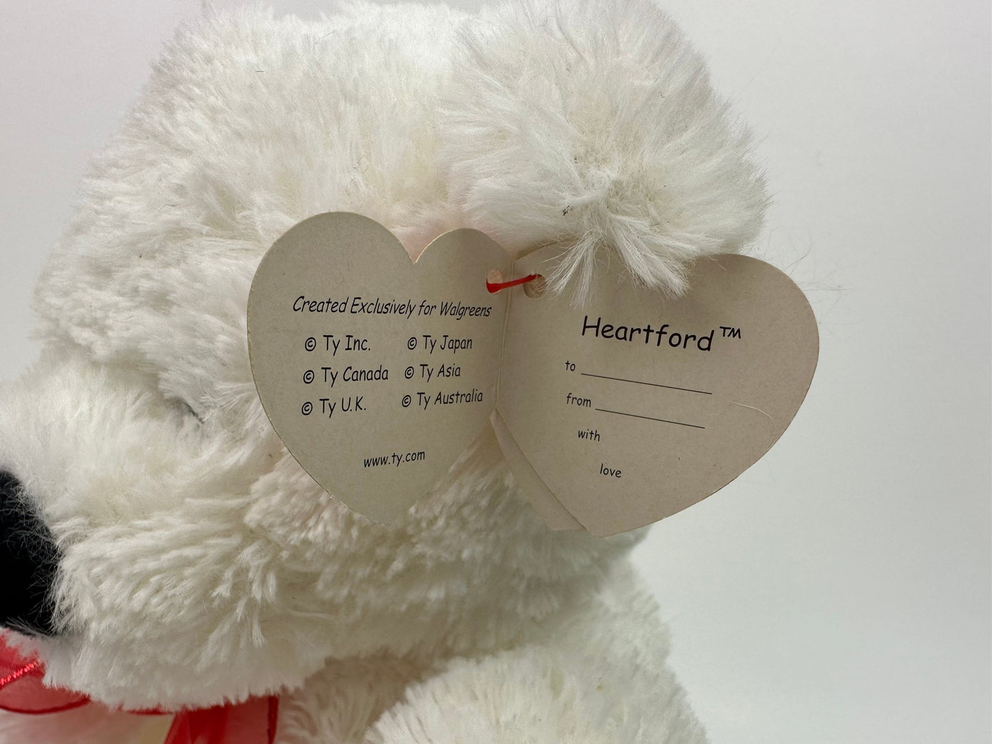 Ty Classics Collection “Heartford” the Teddy Bear - Walgreen’s Exclusive! (12 inch)