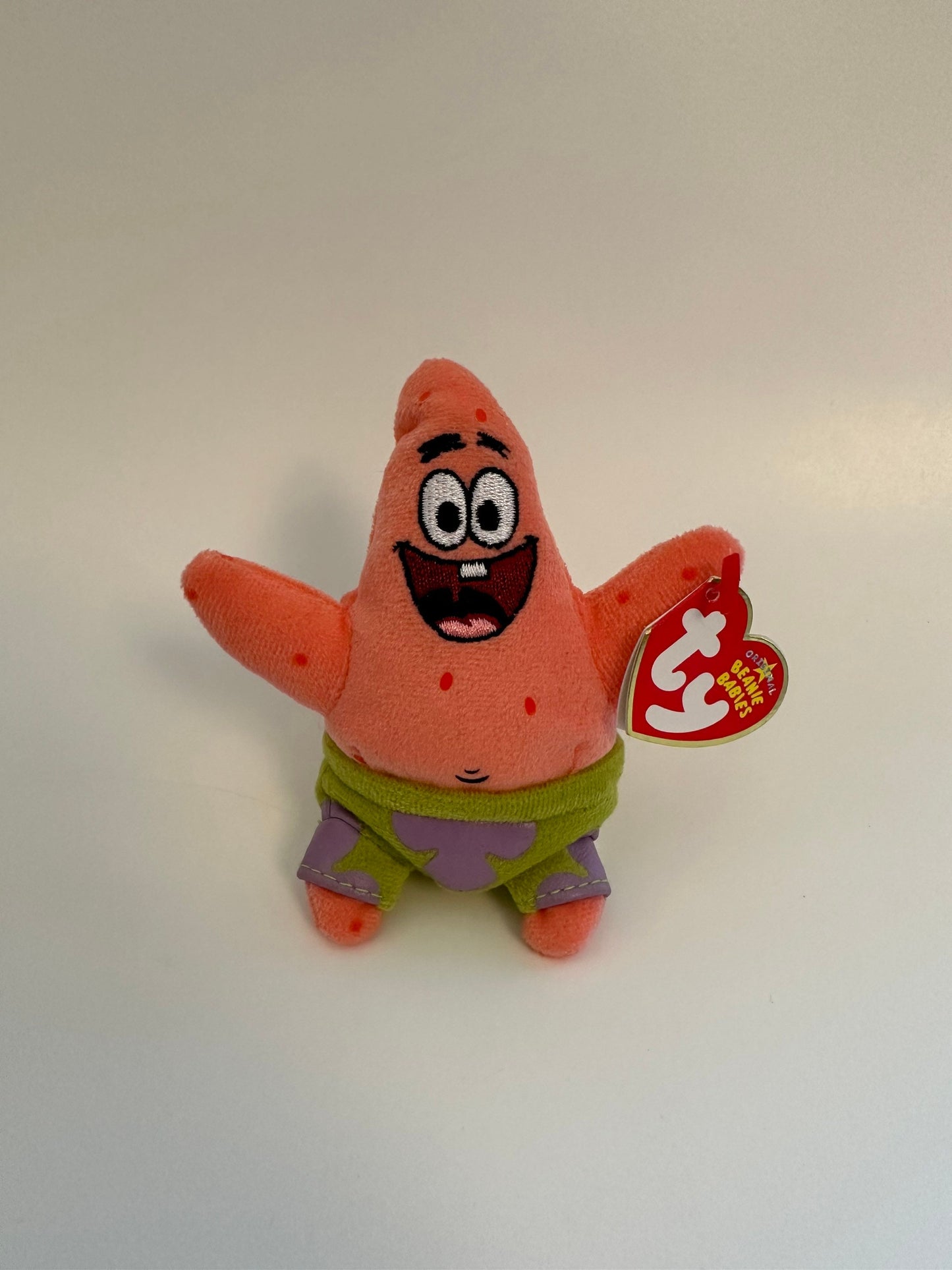 Ty Key Clip / KeyChain “Patrick Star” SpongeBob SquarePants! Metal Key Clip (4 inch)