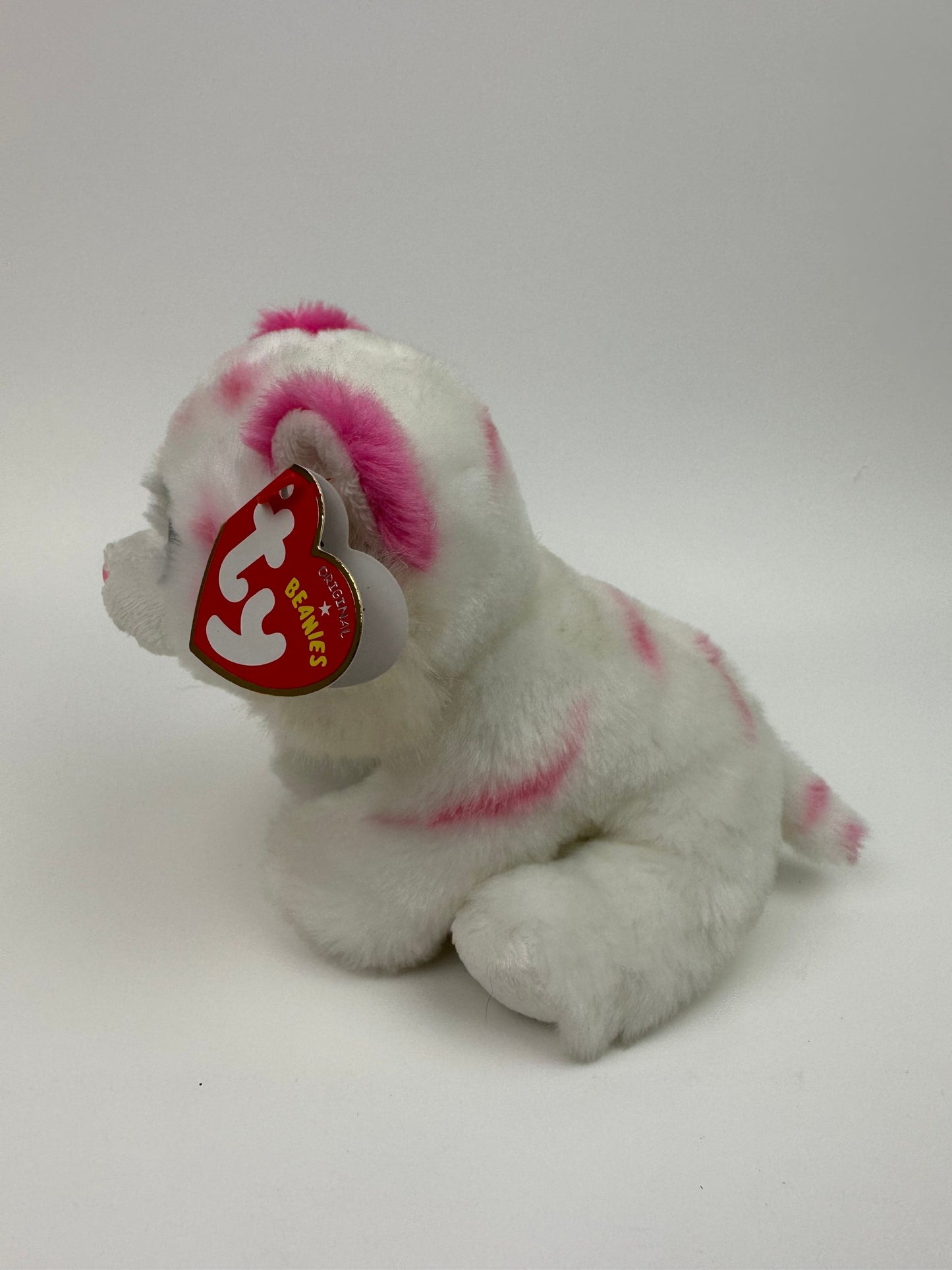 Ty Beanie Baby “Tabor” the Pink and White Tiger! (6 inch)