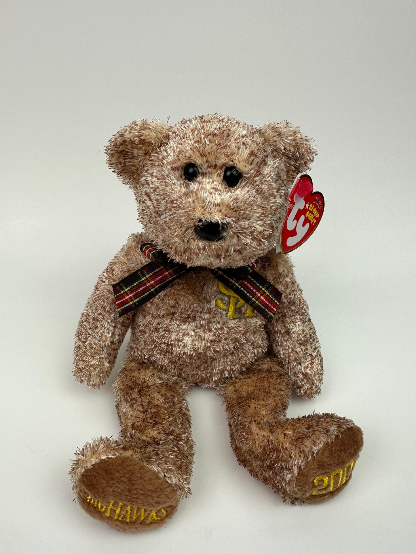 Ty Beanie Baby “White” the Softbank Club Hawks Bear - Japan Exclusive MWMT! *Rare* (8.5 inch)