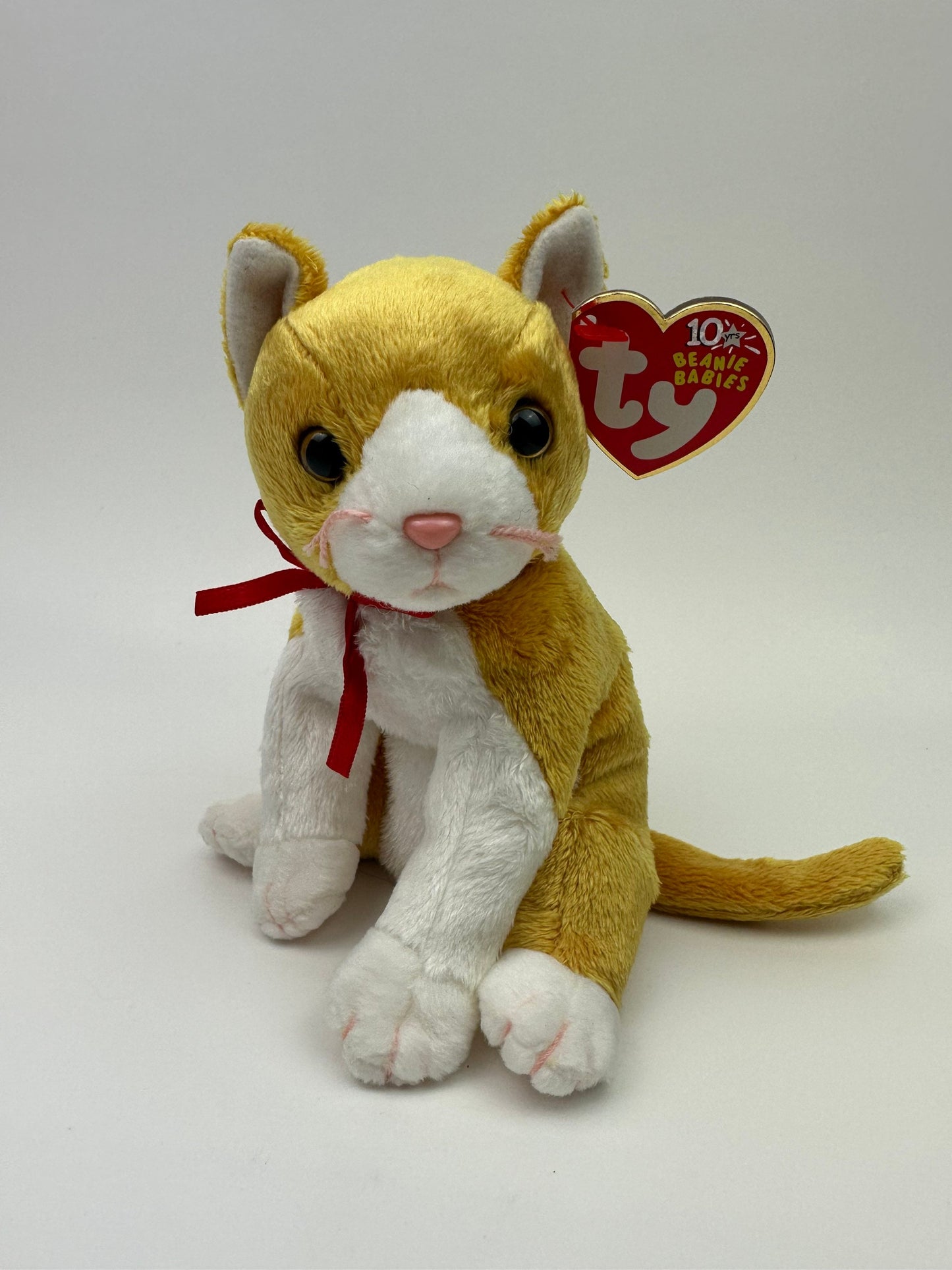 Ty Beanie Baby “Tangles” the orange and white cat!